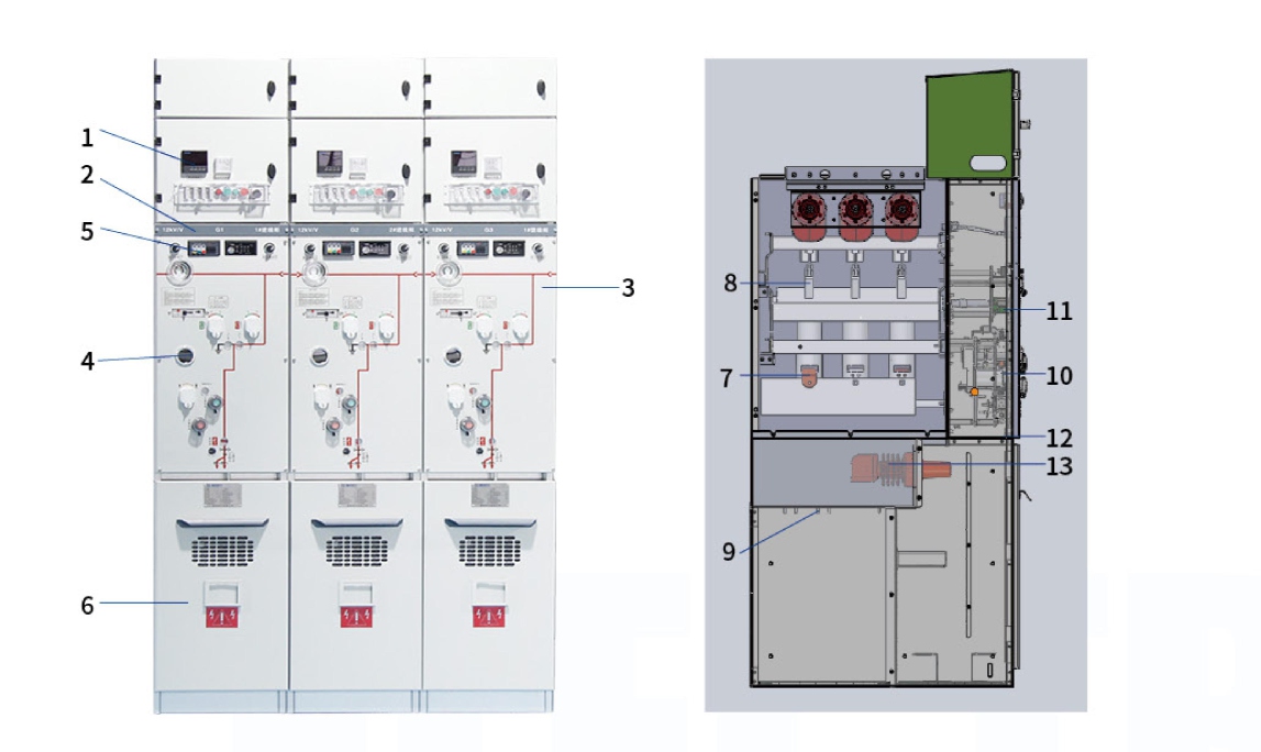 مخطط بنية المنتج من مفاتيح الهواء المعزولة الهواء